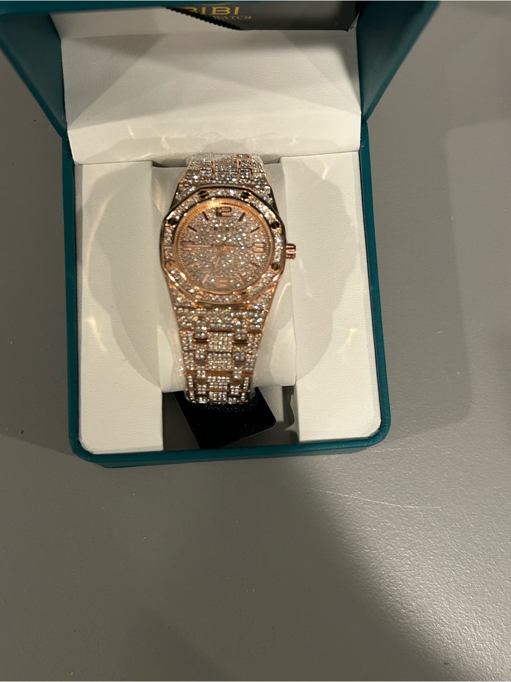 Luxury Rose Gold Crystal Women's Watch - Branded Design